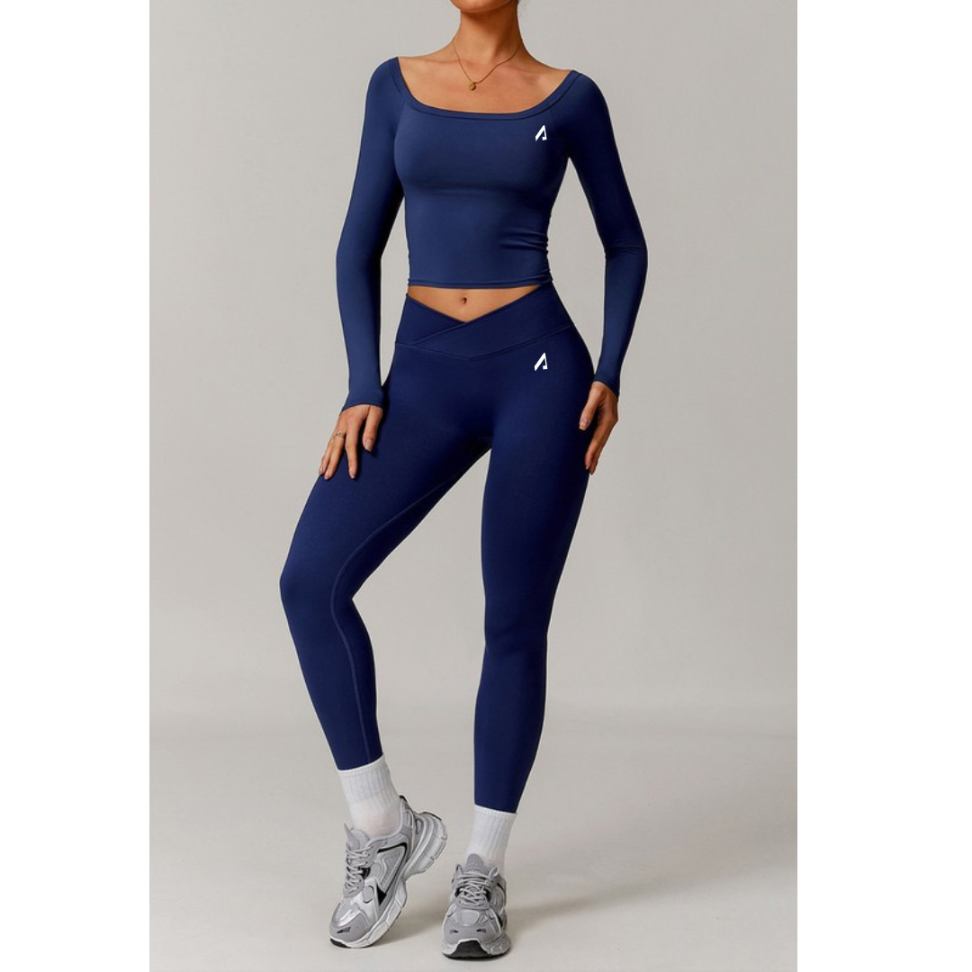 Elevate Multi-wear Off Shoulder Top - Navy