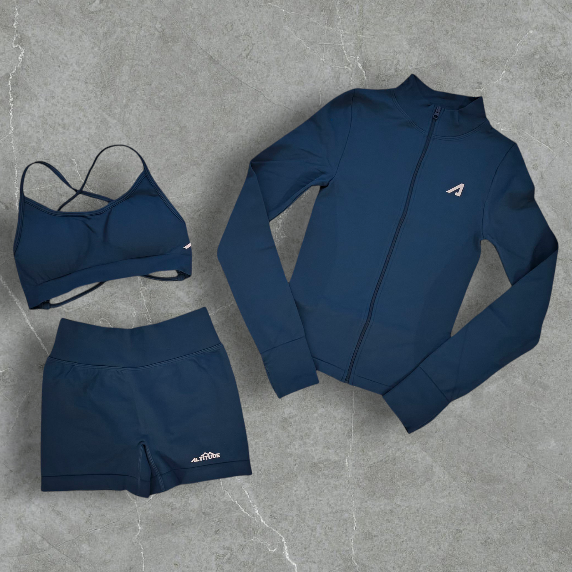 Sculpt Deep Sea Zip-Up Performance Jacket