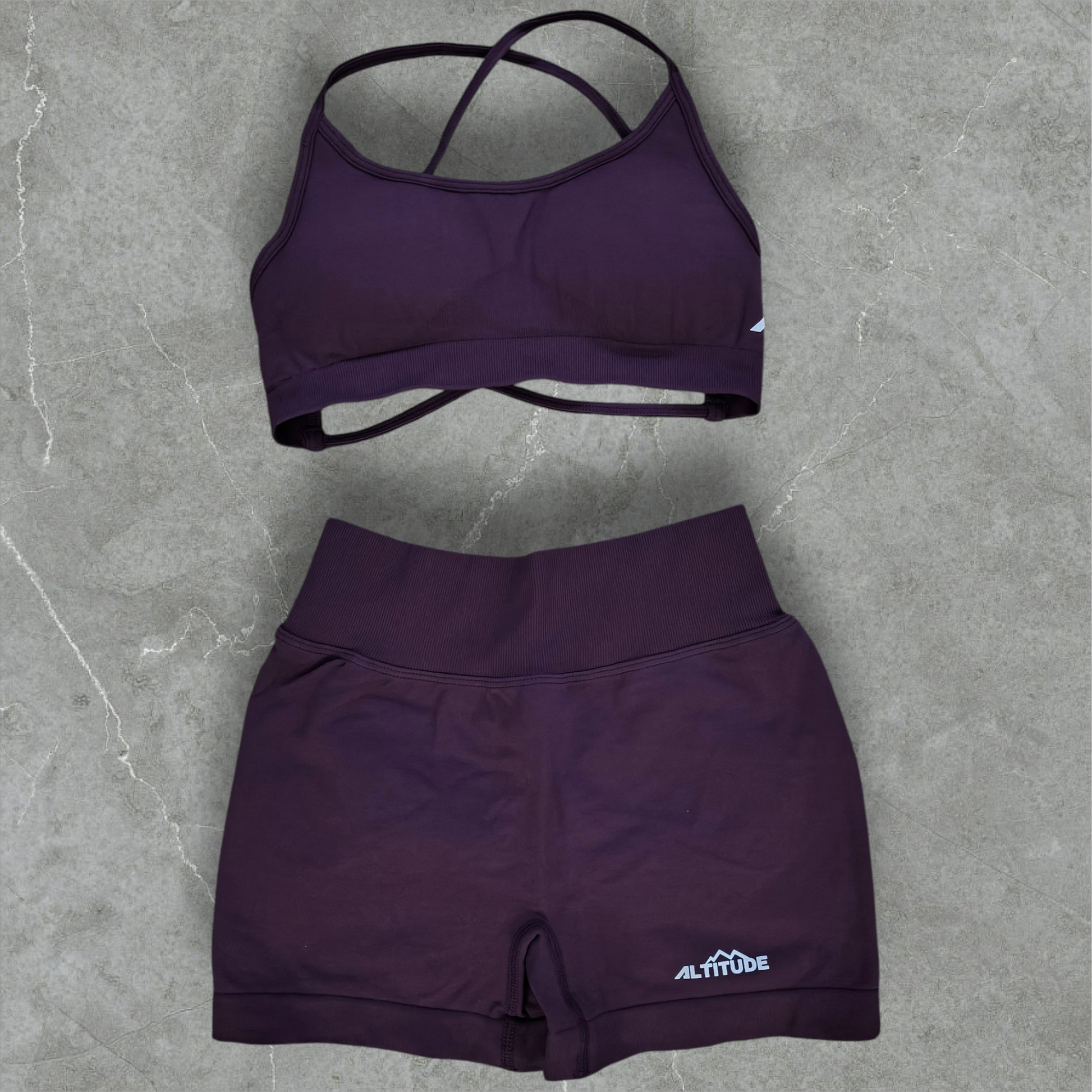 Sculpt Plum Contour Shorts
