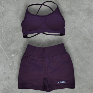 Sculpt Plum Contour Shorts