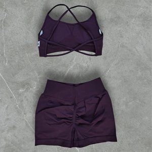 Sculpt Plum Contour Shorts