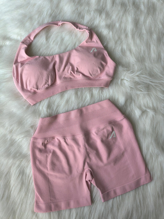 Define Signature Halter Bra - Pink